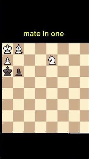 Mate in One 😎🔥 Can You Find the Checkmate Move? #mateinone #chesspuzzle #checkmate #chesschallenge