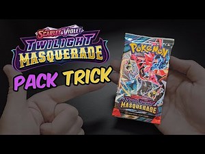 Twilight Masquerade Pack Trick Tutorial: Scarlet and Violet Pokemon TCG