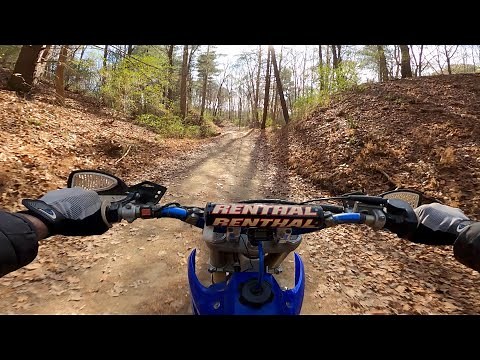 YZ 125 warm up fun and trail ride POV!