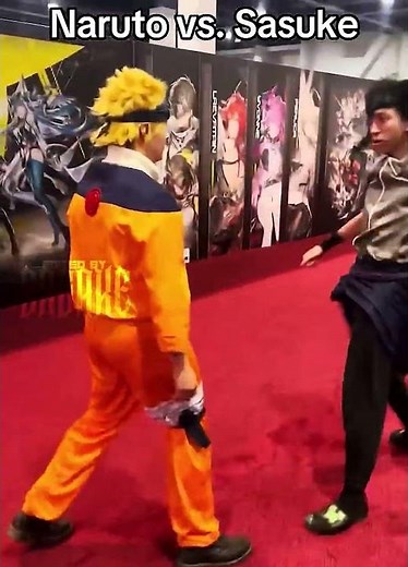 Naruto's new technique 💀😂#anime #cosplay #sasuke #naruto