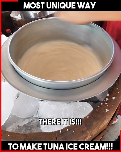 58M views · 10K reactions | Incredible Tuna Ice Cream Technique in Mexico - watch the whole video, it's incredible! | The Food Ranger | Facebook