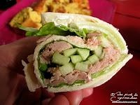 Recette de wrap au thon et concombre frais