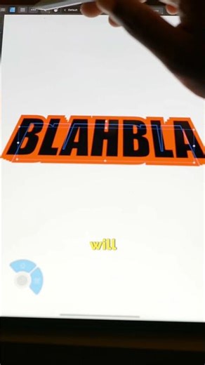 How to create this 3d text in #affinitydesigner 2 ipad