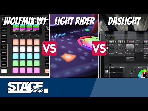 Wolfmix W1 vs. Light Rider vs. Daslight | Unterschiede der DMX Lichtsteuerung