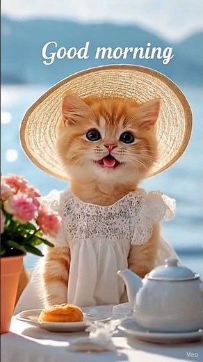 Good Morning ASMR | Relaxing Soft Sounds to Start Your Day | Gentle Whisper Morning ASMR #ai #aicat