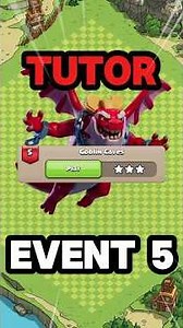 Dragon Duke Event Tutorial Level 5 #clashofclans #coc