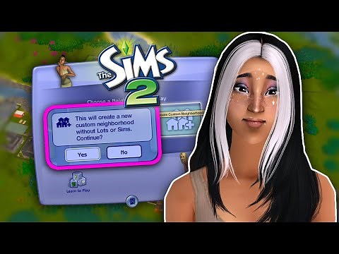 How I Create and Play Custom Sims 2 Hoods (lots of lore)