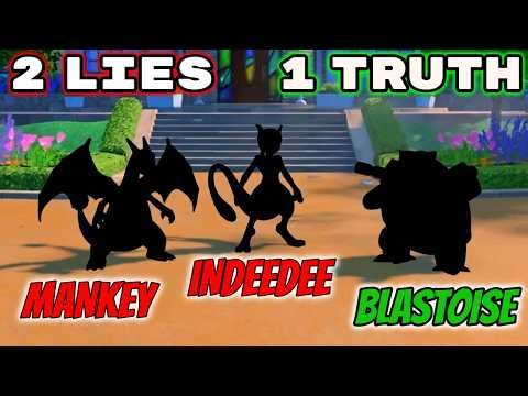 2 Lies 1 Truth Random Starter Pokemon. Then We FIGHT! Pokémon Scarlet & Violet