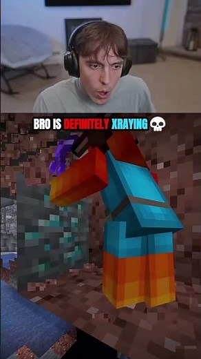 Dr Donut Catches Dash Using Xray #minecraft #memes