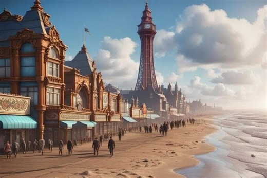 I asked AI to reimagine Blackpool in the future and this is what it came up with