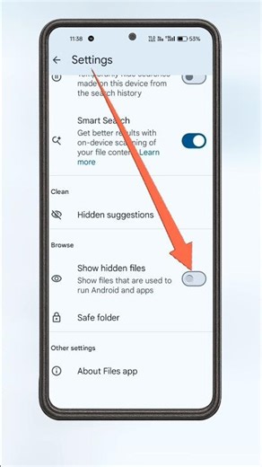 File Manager Me Hidden Files Kaise Dikhaye | Show Hidden Files Setting On Kaise Kare #shorts 2026