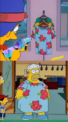 Fortnite quoted Homer's "fat" OUTFIT 😂🌸 #simpsons #shorts #fortnite