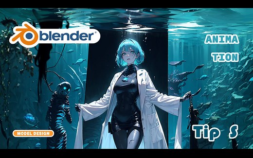 Blender   AI 让AI动起来/如何将stable diffusion生成的2D图像制作成3D动画