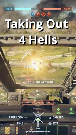 Taking Out 4 Helis