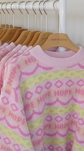 Our Fair Isle Knit Sweater is a playful twist on tradition ~ crafted in small batches with luxe alpaca yarn and dreamy details like balloon sleeves and soft ribbing 🫧 | Hope Macaulay