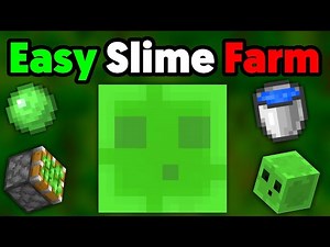 🧪 Easiest Way to Get UNLIMITED Slime Balls in Minecraft (Slime Farm Tutorial) ✔️