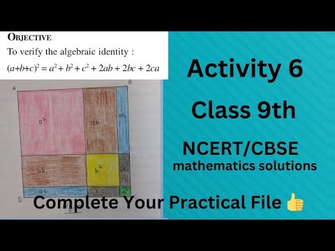 Maths Lab Activity 6 Class 9// Maths Practical// Class 9 Maths Activity Solution// CBSE board #file
