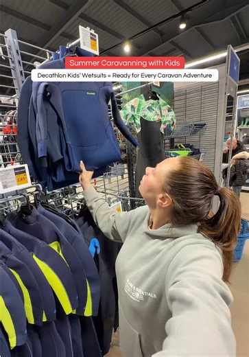 Summer Caravanning with Kids: Decathlon Wetsuits Guide