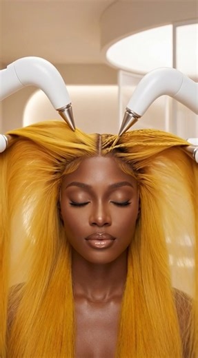 Braiding machine at it again #dreadlocks #futuristic #machine #braiding #braidingmachine