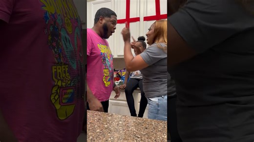 Mom practices shadow boxing at home