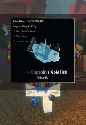 Catching Pirate Captain’s Goldfish in Roblox
