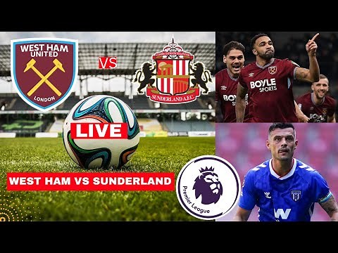 West Ham vs Sunderland 3-1 Live Stream Premier League Football EPL Match Score Commentary Highlights