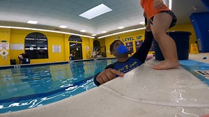 Watch your child gain confidence being in and around the water! #SafTSwim #SwimSchool #WaterSafety #SwimLesson | Saf-T-Swim