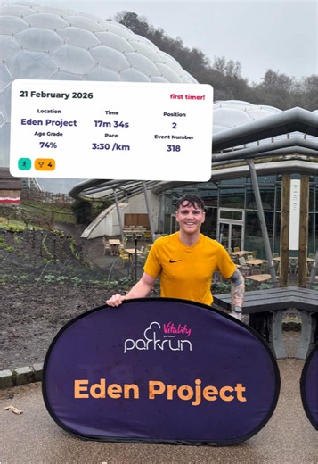 ⚡️ 5 FASTEST PARKRUNS OF MY RUN STREAK ⚡️ Today marks DAY 494 of running a minimum of 5K every single day 🏃‍♂️🔥 Here are my current Top 5 fastest parkruns during the streak so far 👇 1️⃣ Eden Project parkrun 2️⃣ Bushy parkrun 3️⃣ The Old Showfield parkrun 4️⃣ Poppintree parkrun 5️⃣ University Parks parkrun There’s now just ONE more parkrun left before the end of the streak… Next stop: Belfast 🇮🇪✈️ Where I’ll be taking on Belfast Victoria parkrun — the course that holds the WORLD RECORD parkr