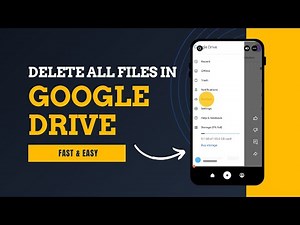 How To Delete All Files From Google Drive At Once | Google Drive Tutorial 2025 (Fast & Easy)