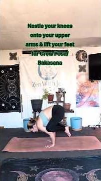 FULL BODY YOGA WORKOUT 3MIN OR LESS With Crow Pose/Bakasana Strong Arms & Build Inner Confidence💪