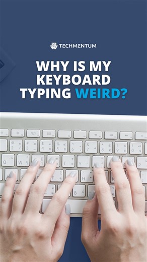 Techmentum | Business IT and Cybersecurity in New Jersey on Instagram: "Seeing text you didn’t type? It could be the wrong keyboard layout in Windows. ⌨️ Here’s how to fix it in 30 seconds. Tag a Windows user who needs this. 👇 📩 info@techmentumit.com | ☎️ 888-584-7777 #WindowsTips #TechSupport #KeyboardFix"