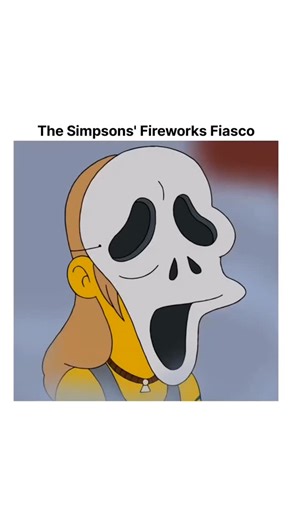 cartooncreation on Instagram: "There’s nothing quite like a classic Simpsons moment to kick off your day! Watch as Homer and Lisa find themselves in yet another hilarious predicament. From spooky surprises to a roof-top firework display that doesn’t quite go as planned, this clip has it all! 💥🧨 Lisa’s quick thinking (and a very old polyester raccoon tail 🦝) might just save the day, but with Homer at the helm, you know it’s going to be a bumpy ride! Whether you're a lifelong fan or just lookin