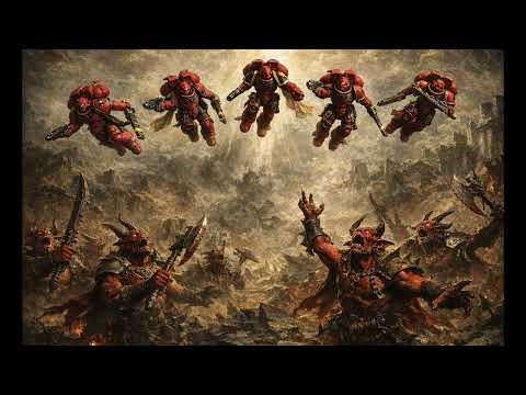 Music for Painting Blood Angels Jump Pack Intercessors │ Drop Assault Grimdark Warhammer Ambience