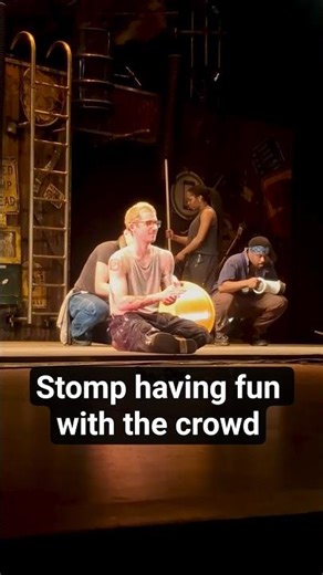 AWESOME! Stomp Having Fun with the Audience! #stomp #musical #rhythm