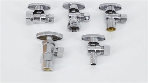 B&H Lead Free Angle Stop Valve 1/2