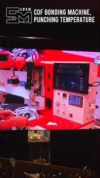 COF IC BONDING MACHINE WITH OPERATOR TEMPERATURE #cofic #bonding #machine #temperature #smifix #ic