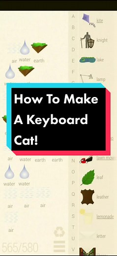 How To Make A Keyboard Cat! #littlealchemy #fyp