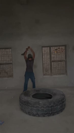 How to Do Hammer Tyre Workout – Full Power Guide #trendingshorts #viralshorts #bittudailylife