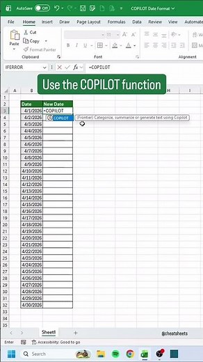 An example of using COPILOT in Excel! #excel