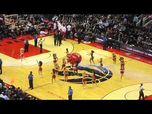 Toronto Raptors Vs Minnesota Timberwolves - Raptors Dance Pak & Mascot