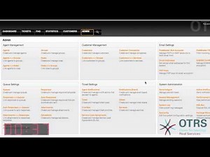 OTRS in 60 seconds. New Ticket Toolbar Links in OTRS 3