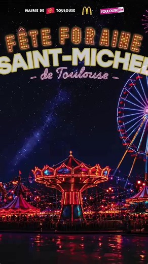 La plus grande fête foraine de la région débarque à Toulouse. Ouvert tous les jours Lundi, mardi, jeudi: 17h-00h Mercredi, Dimanche: 14h-00h Vendredi: 17h-1h Samedi: 14h-1h #feteforaine #funfair #amusement #manege #toulouse