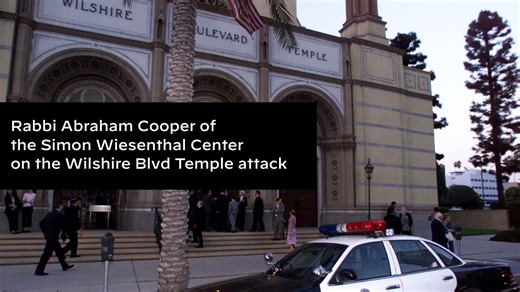 The December 3 attack on Los Angeles’ Wilshire Blvd Temple by pro-Palestinian demonstrators represents a dangerous escalation in antisemitic violence in the U.S. Watch Rabbi Abraham Cooper of the Simon Wiesenthal Center discuss the event with LA Fox 11 News. | Simon Wiesenthal Center