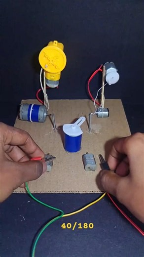 DIY Multi-Motor Gear Setup & Circuit Experiment!