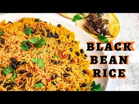How to make easy Mexican style rice | black bean rice | Simply Maha