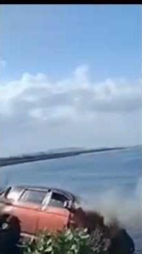 two men were saved from exploding car accident