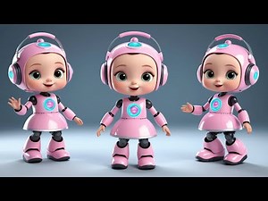 Robot Counting Steps | Nursery Rhyme Song for Kids | Robot Counting Song for Toddlers