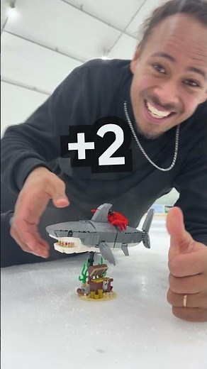 Dizzy LEGO Building Challenge?! 😵‍💫 #Shorts