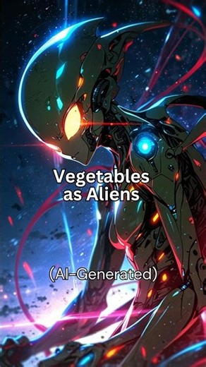 Vegetables as Aliens | AI Generated