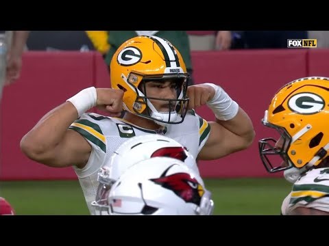 Jordan love game winning drive. Packer vs cards